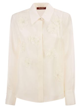 Max Mara Mseagi Seidenorganza-Hemd