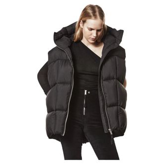 Thom Krom Jassen, Dames, Zwart, M, Polyester, W J 214 Vest