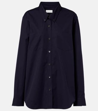 Dries Van Noten Oversized cotton poplin shirt