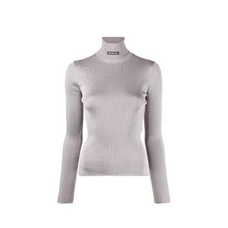 Balenciaga Gray Polyester Womens Turtleneck