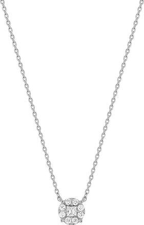 Bony Levy Mika Diamond Pendant Necklace in 18K White Gold at Nordstrom Rack