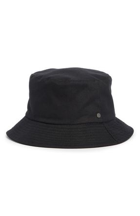 Vince Cotton Canvas Bucket Hat in Black at Nordstrom, Size Small