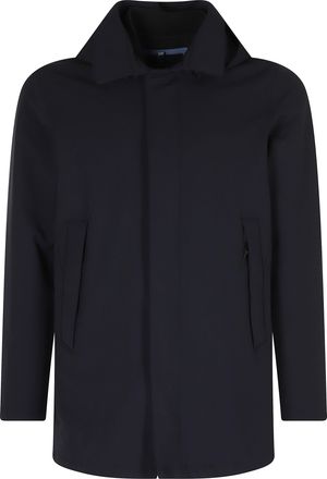 People of Shibuya Blue 3 In 1 Soft Shell Technical Midi Jacket