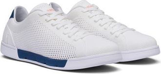 Swims Breeze Tennis Knit Sneaker in White/ensign Blue at Nordstrom, Size 11.5