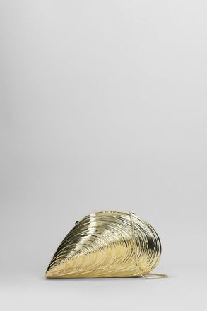 Jonathan Simkhai Simkhai Bridget Clutch In Gold Brass
