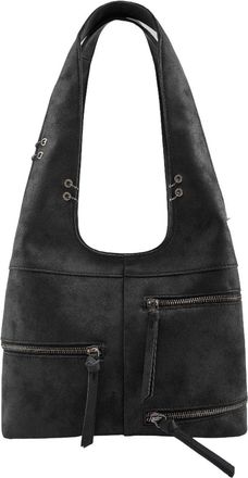 Fredsbruder FREDsBRUDER Rebel At Heart Hobo Leather Shoulder Bag Black