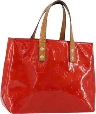 Louis Vuitton Pre-owned Vintage Patent Leather Hand Bag - Dames - Vintage Handtas - Rood - ONE Size - Leer - Vintage