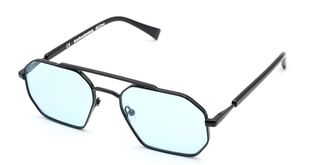 Saraghina CHARLIE 384AZZ Mens Sunglasses Black Size 53