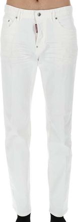 Dsquared2 White Mid Rise Jeans