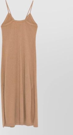 Lisa Yang cashmere v-neck spaghetti-strap knitted dress