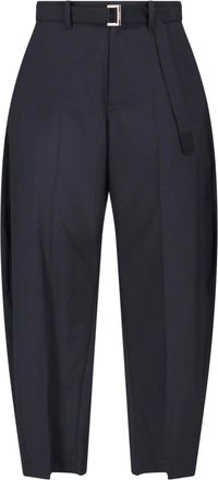 sacai Pantaloni Sartoriali Con Cintura
