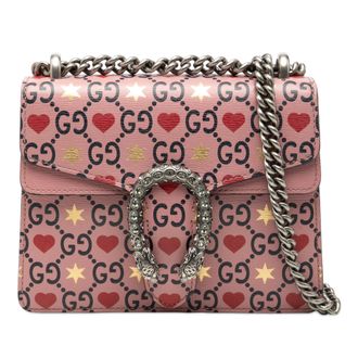 Gucci Tweedehands Kleine Leren Valentijnsdag Dionysus Schoudertas