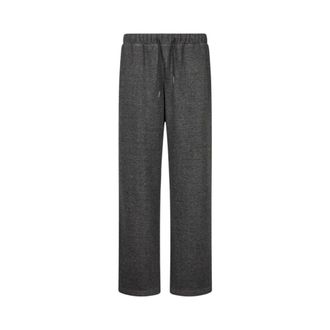 John Richmond Pantaloni in Tessuto Filato con Coulisse - - Trousers - Uomo - Grigio - M