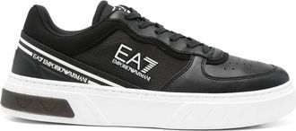 Emporio Armani Sneakers con applicazione logo - Nero