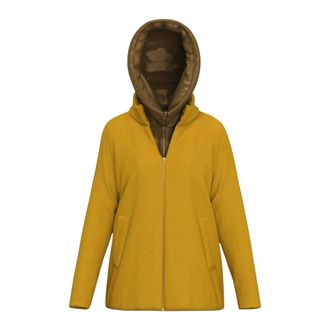 Emme Di Marella Winter Jackets, female, Yellow, M, Sorriso Jacket