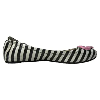 Sophia Webster Sophia Webster Miami Gestreepte Ballerinas in Multicolor Leer