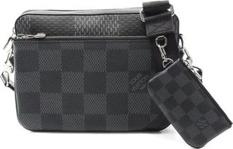 Louis Vuitton Borsa a tracolla Trio piccola 2021 - Nero