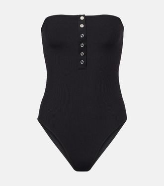 Toteme Ba&ntilde;ador bandeau acanalado