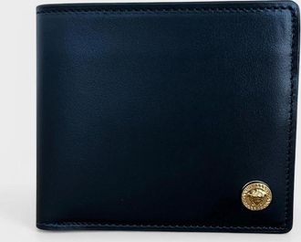 Versace Mens Medusa Head Bifold Wallet Leather Black