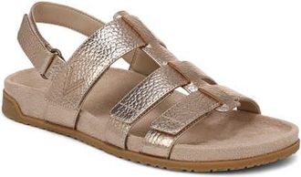 Vionic Eureka Fisherman Sandal - Wide Width Available in Bronze at Nordstrom, Size 6.5