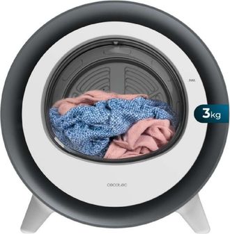 Cecotec Cecotec Secadora Compacta De Evacuaci&oacute;n 3 Kg Bolero Dresscode Dry 3500v Silver 8 Programas Clase A Secado Autom&aacute;tico Inteligente