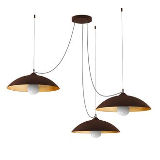 Lumicom Dream L&aacute;mpara De Techo Corten Hoja 3 Luces