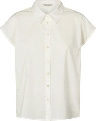 Rue de Femme Mujer, Blusas y Camisas, Blanco, Talla: XS