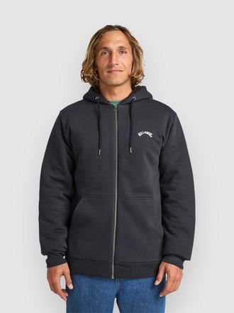 Billabong Arch Sherpa Sudadera con Cremallero negro