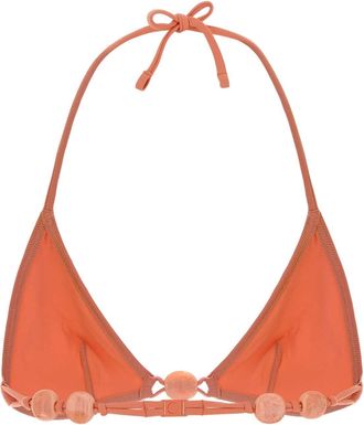 Eres Womens Alva Bikini Top Pink Nylon Elastane Swimwear