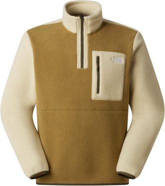The North Face Yumiori 1/4 Zip Fleecepullover f&uuml;r Herren | beige