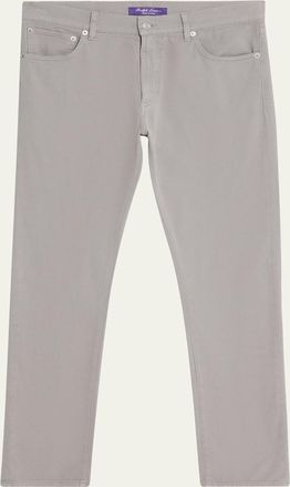 Ralph Lauren Purple Label Mens Wool Slim Five-Pocket Pants