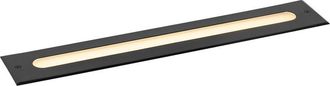 QAZQA Modern Ground Spot Black 50 cm Incl. led IP65 - Eline