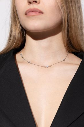 Tory Burch Short Necklace, Womens, Silver