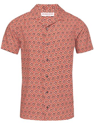 Orlebar Brown Hibbert Roseate shirt - Red