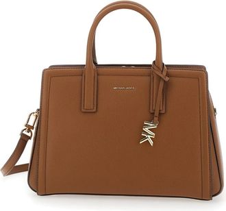 Michael Kors Laila Handtas - Dames - Handtassen - Bruin - ONE Size - Leer - Tassen