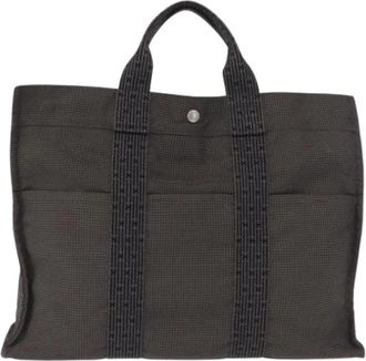 Herm&egrave;s Pre-owned Fourre-tout Herline - Dames - Vintage Shopper - Grijs - ONE Size - Vintage