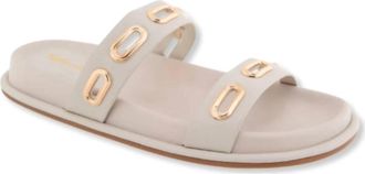 Splendid Womens Carmen Slide Sandal In White Sand