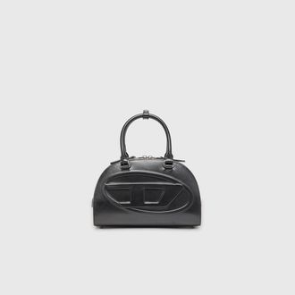 Diesel 1DR Dome-Leather bowling bag - Handbags - Woman - Black
