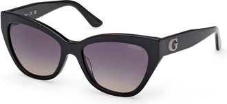 Guess GU00204 01B Womens Sunglasses Black Size 55