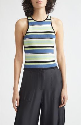 Toccin Avery Racerback Tank in Ocean/keylime Multi at Nordstrom, Size Small