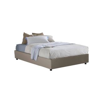 Talamo Italia Talamo Italia - Cama De Plaza Y Media Matilde, Cama Contenedor Con Tapizado En Ecopiel, 100% Made In Italy, Apertura Frontal, Adecuado Para Colch&oacute;n Cm