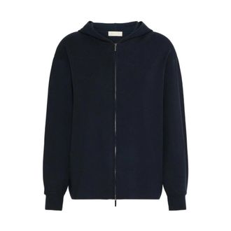 Max Mara Technische Jersey Ritssluiting Sweatshirt - Dames - Vesten met rits - Blauw - M - Hoodies & sweatvesten