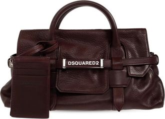 Dsquared2 Twin Bag - Dames - Handtassen - Rood - ONE Size - Leer - Tassen