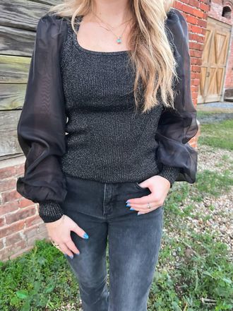 Design History Arabella Top In Black