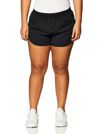 Nike Nike Womens W Nk Tempo Luxe Short 3in, Black/Black/Reflective Silv, L