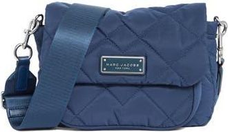 Marc Jacobs Quilted Nylon Utility Messenger Bag in Azure Blue at Nordstrom Rack