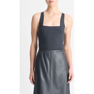 Vince Racerback Tank Top in Graphite at Nordstrom Rack, Size X-Large