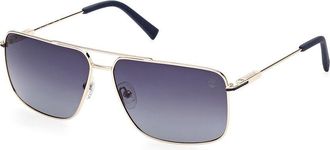 Timberland TB9292 Polarized 32D Mens Sunglasses Gold Size 61