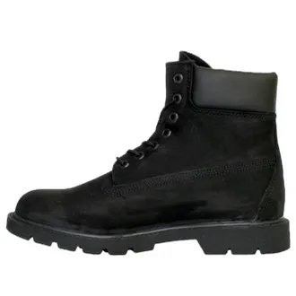 Timberland Classic 6 Waterproof Boots Black Nubuck 19039