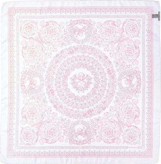 Versace Barocco Print Silk Scarf